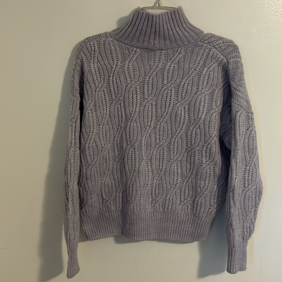 Vineyard Vines Knit Pastel Purple Turtleneck Sweater Size XS - Picture 5 of 6